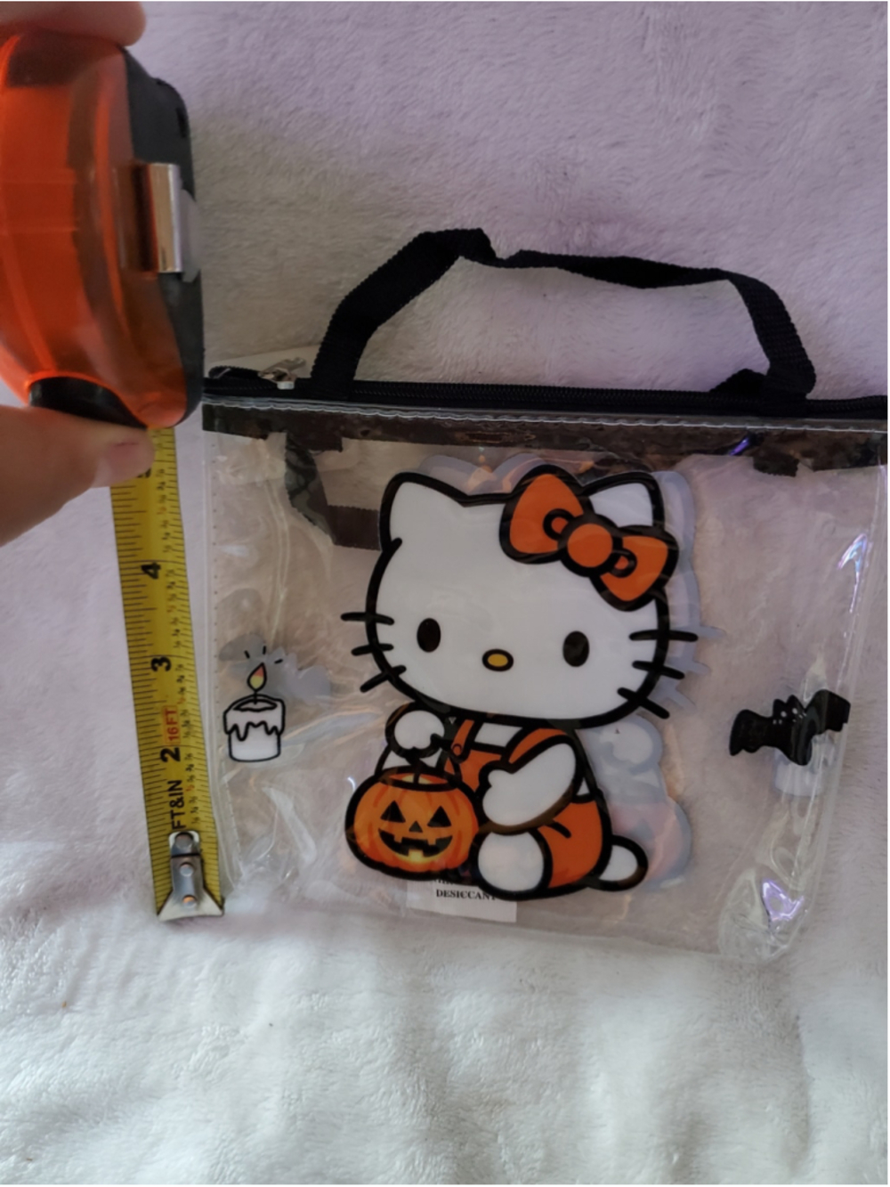 🎃 Halloween main color is 🍊 Hello Kitty Orange Halloween Clear bag